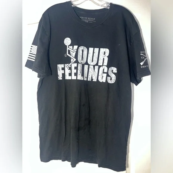 Mens size XL grunt style f your feelings t shirt - Picture 1 of 3